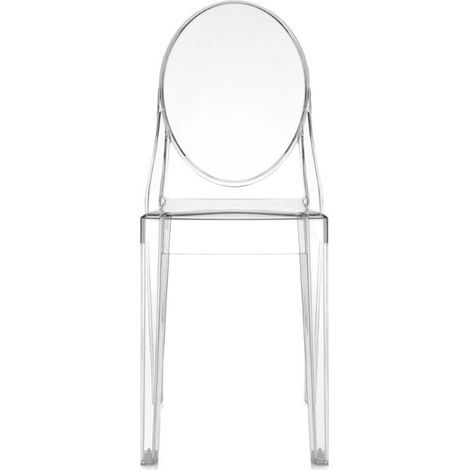 Sedia Victoria Ghost cristallo in policarbonato Kartell G4856B4 (1/2)