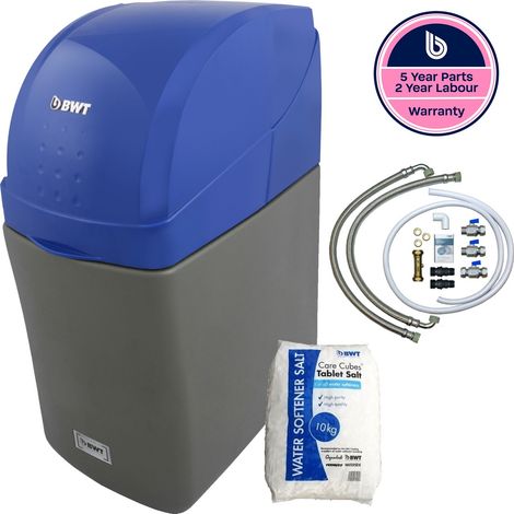 BWT Waterside WS Series WS455 Luxury Water Softener + Full Install Kit + Salt (1/5)