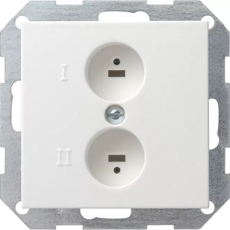 Gira Stereo-Steckdose rws System55 040227 (1/2)