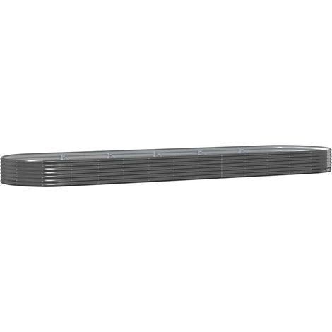 Maison Exclusive - Hochbeet Verzinkter Stahl 523x140x36 cm Anthra (1/4)