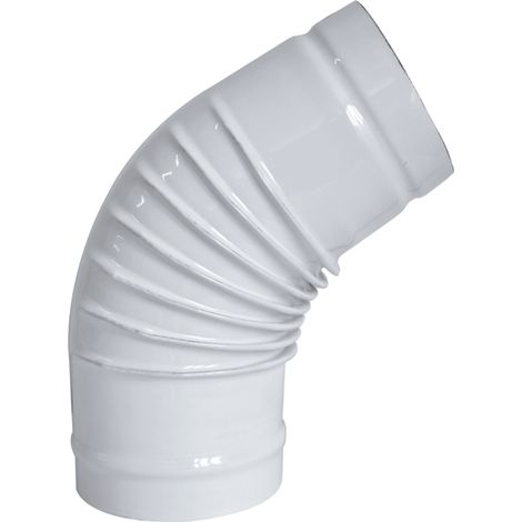 CODO ESMALTADO 45° 'CLASSIC' Ø 120 mm - Color blanco
