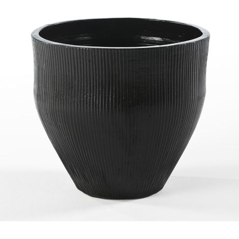 Jardinière 50x50x45 Terre Cuite Noir (1/4)