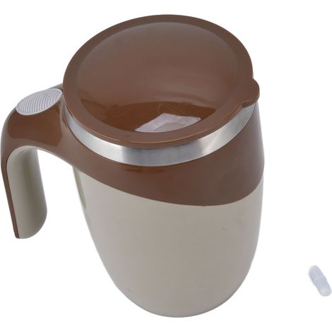 380 ml selbstmischender Edelstahl-Kaffeebecher, ideal für Tee, heiße Schokolade und Milch, mit Magnetsystem. (1/5)