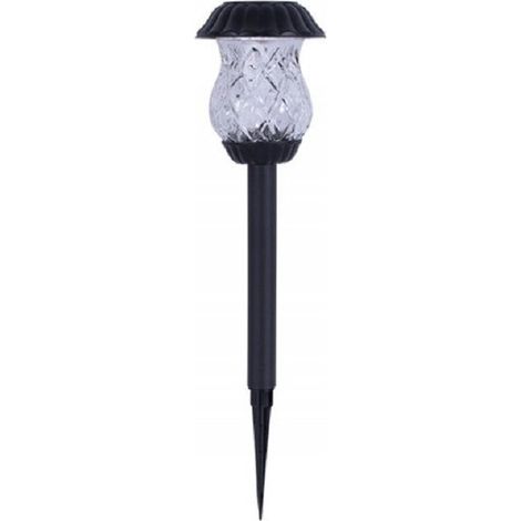 Trade Shop - Set 12 Pz Lampada Solare Picchetto Antique 11x11x33cm Arredo Da Giardino 4125022 - (1/2)