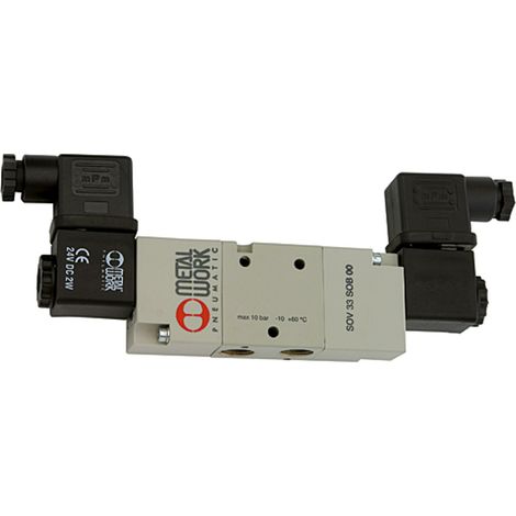 Riegler 3/2-Wegeventil, elpn., ext. Steuerluft, bistabil, G 3/8, 230 V AC