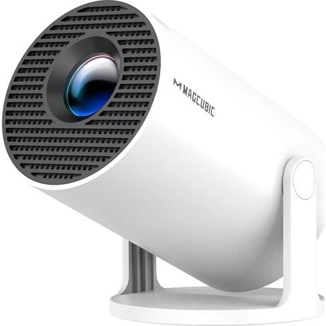 Filiyano-Vidéoprojecteur, résolution 8K, double connexion Wi-Fi 6, HY300Pro blanc, prise européenne