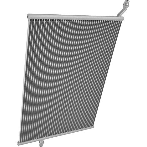 Radiador, construcción de aluminio, dimensiones 27,1 x 13,7 x 5,8 pulgadas, compatible con Mercedes-Benz C300 W205, refrigeración de alta eficiencia, diámetro de entrada de 1,5 pulgadas. (1/5)