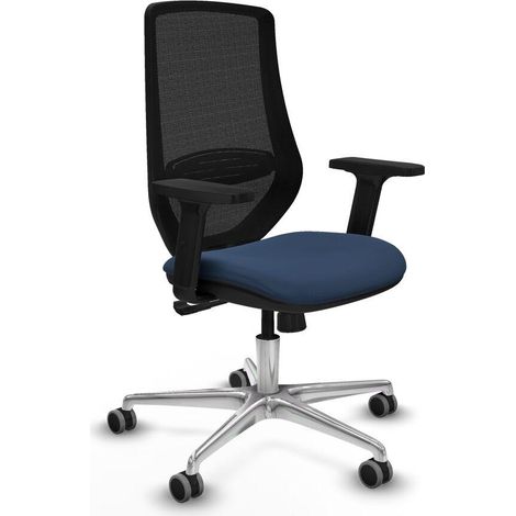 Piqueras y Crespo Mardos Chaise de bureau bleu marine (1/3)