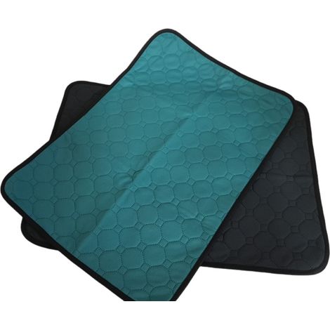 2 Tapis éducateur lavable et réutilisable, S 54 x 38 cm gris vert, pour chiot - animallparadise (1/5)