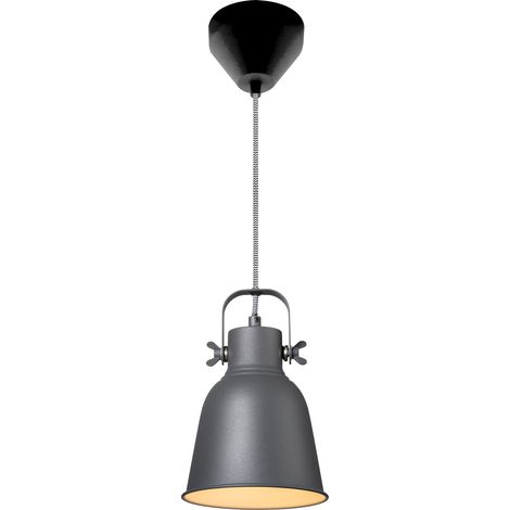 Suspension ADRIAN 16 Métal Anthracite, H.24 - IP20 - E27 /Nordlux Intérieur (1/5)