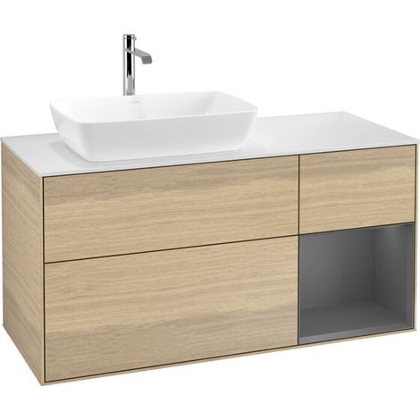 Villeroy & Boch F811GKPC Meuble sous-lavabo Finion F81 (1/2)
