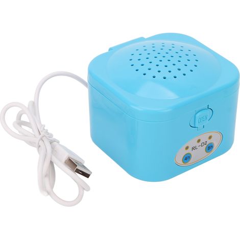 Séchoir/déshumidificateur électronique automatique USB bleu avec minuterie pour amplificateur auditif (1/5)