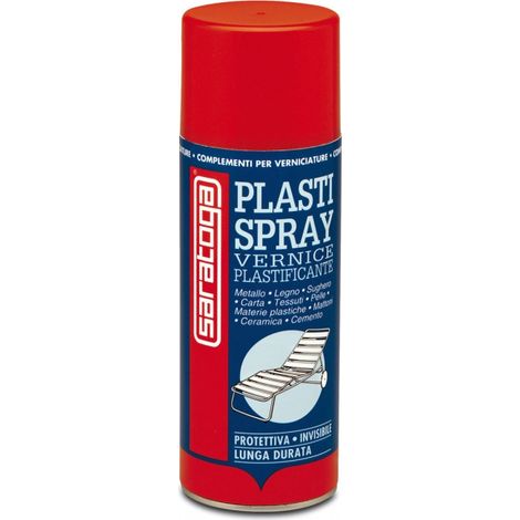 SARATOGA Vernice Plastificante Spray 400ml Trasparente per Metalli (1/3)