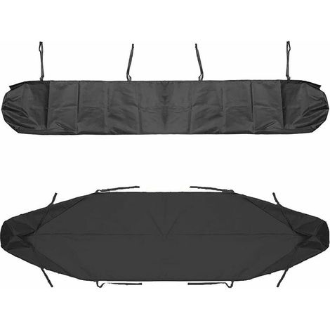Funda antipolvo para toldo, funda antipolvo para toldo de patio de 4 m, funda de almacenamiento para toldo de patio gris, protección impermeable para invierno (1/5)