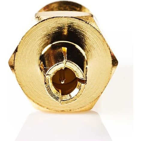 Nedis SMA Adapter / SMA-Buchse / TS9 / Vergoldet / 50 Ohm / Gerade / PVC / Gold / 2 Stück / Box