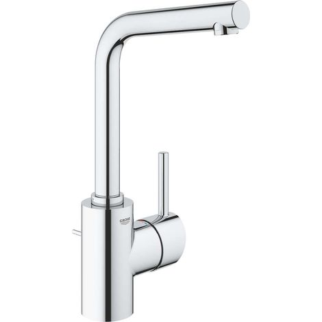 Concetto Mitigeur monocommande lavabo taille L avec limiteur de débit ajustable, Chrome (23739002) (1/7)