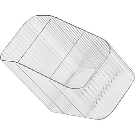 Porte-stylos 3 compartiments en PP transparent, organisateur de bureau pour pinceaux de maquillage, rangement de fournitures scolaires pour chambre, cité U, école ou bureau (1/4)