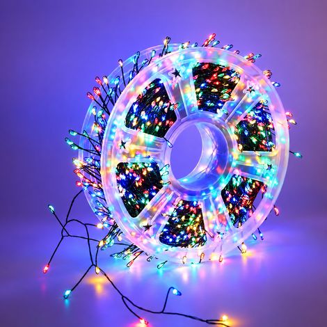 Guirlande pétard multicolore 1,5 m 50 LED en fil de cuivre avec télécommande USB 8 fonctions ≤ 36V 200 g – Livraison gratuite