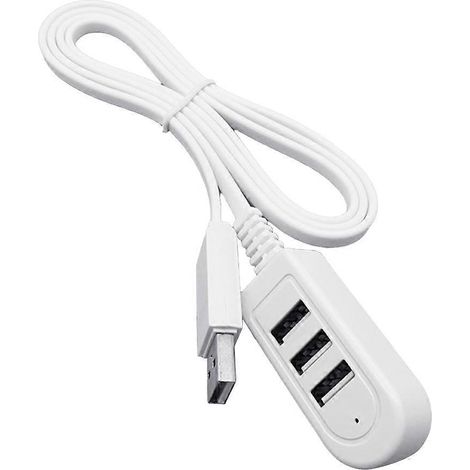 Concentrateur USB 3 Ports avec Câble d'Extension 1,2m - Partage et Transfert de Données
