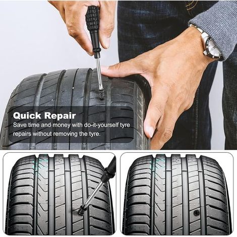 Kit Reparation Pneu Voiture avec Tournevis (1/3)