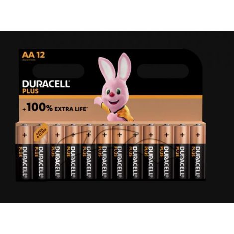 Pila duracell MN1500 LR6-AA 1.5 v pack 12 pilas