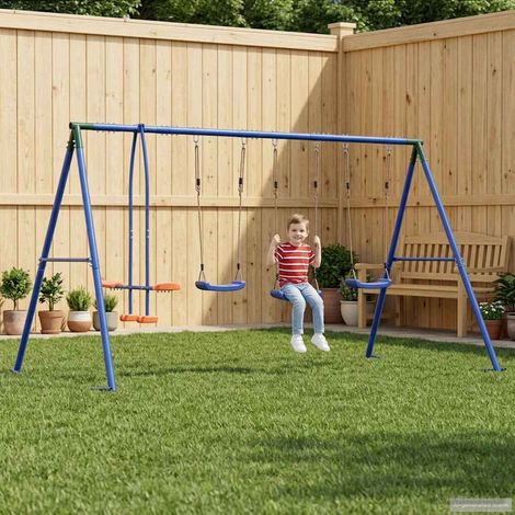 Juego de Columpios Exterior Multicolor 330 x 185 x 185 cm