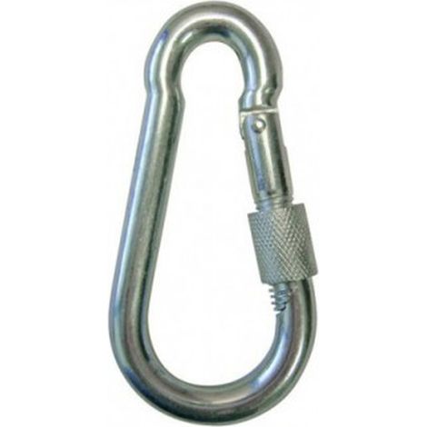Mousqueton poire à vis acier zingué LEVAC 5264DV