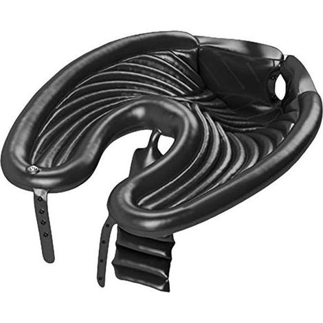 Salon mobile – Bassin de rinage gonflable portable pour laver et couper les cheveux à la maison et au lit sans chaise de salon (1/5)
