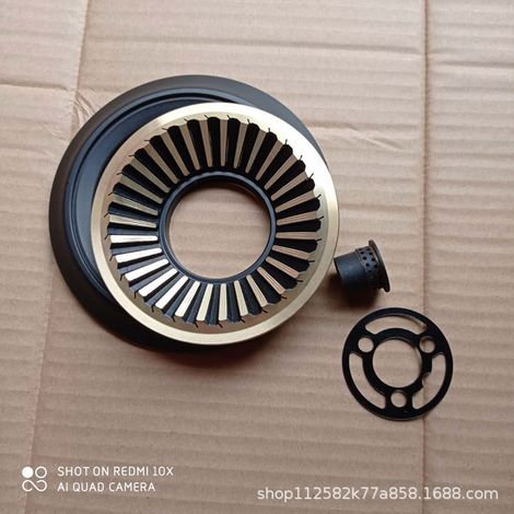 brûleur à gaz encastrable avec disque en cuivre, couvercle en cuivre et noyau en cuivre : accessoires inclus. Distributeur de flamme à disque en cuivre pour brûleur à gaz.
