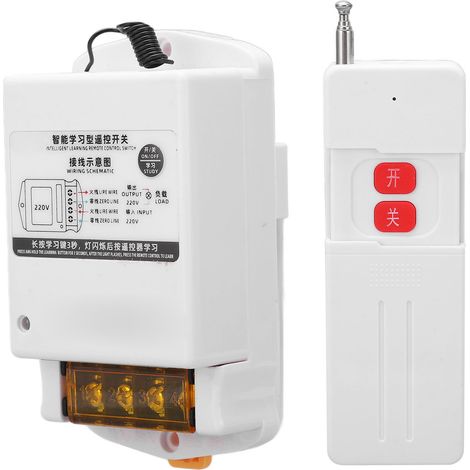 Intelligenter drahtloser Fernbedienungsschalter für Wasserpumpen und große Haushaltsgeräte 220 V AC BEM 2201 (1/5)