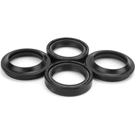 Paraolio forcella anteriore Jeffergarden, ammortizzatore, parapolvere in gomma per Yamaha, 4 pezzi, 39 x 52 x 11 mm (1/4)