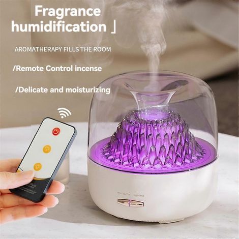 Aromatherapie-Maschine mit Atmosphärenlicht, Schwarz