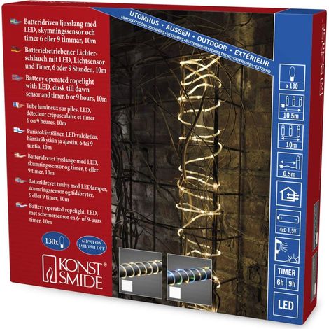 Konstsmide LED (monocolore) 3774-100 Catena luminosa 10.5 m Bianco caldo (1/4)