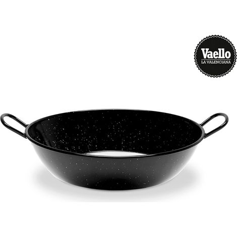 Tiefe emaillierte Bratpfanne mit Griffen für Induktionskochfeld ø40 cm Vaello
