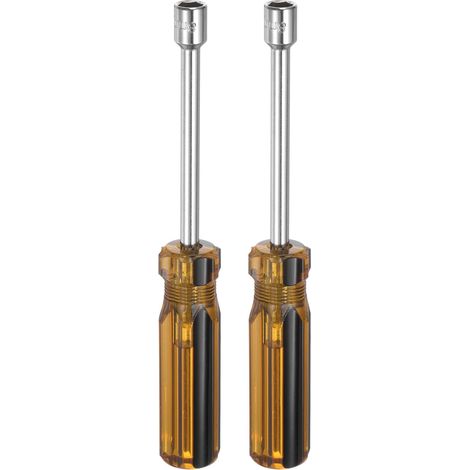 2Pcs Tournevis à Douille Hexagonale Métrique 8 mm Non Magnétique (1/5)