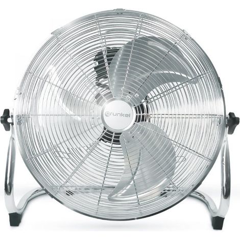 Ventilador de suelo industrial 16 fan 90w ø40 cm, metalizado, 50 x 21 x 49 cm