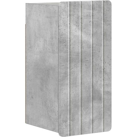 vidaXL Armadio da bagno a muro ZWOLLE Grigio Cemento 30 x 31 x 63 cm (1/5)