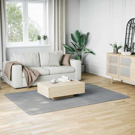 Tapis Shaggy-Tapis de salon-Tapis Chambre doux lavable 160x230 cm Antidérapant Gris 270043 (1/5)