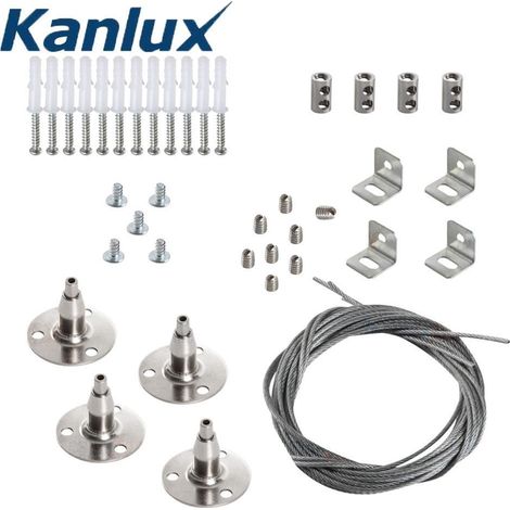 Kit de suspension pour panneau LED 60x60 BLINGO - type de kit de suspension - Kit de suspension pour dalle led Kanlux 60x60