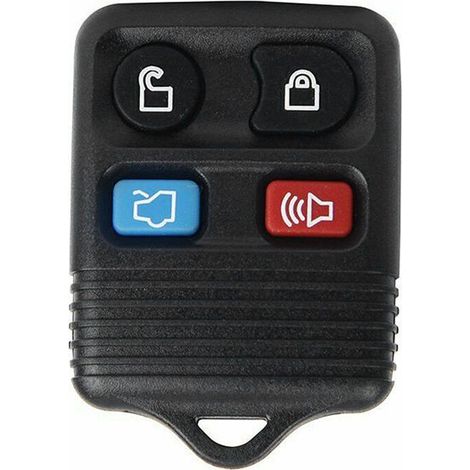 1 Télécommande d'alarme d'entrée sans clé de voiture en ABS noir CWTWBU331, clé rabattable 315 (1/4)