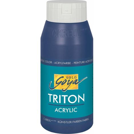 Kreul Solo Goya Triton Acrylic dunkelblau 750 ml Textilfarbe