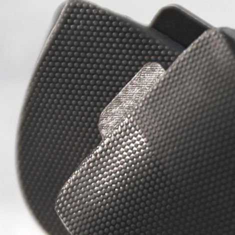 1 paire de talonnettes de rechange pour chaussures de vélo de route pour S-WORKS 6 et S-WORKS 7, matériau PA léger avec vis, gris (1/5)