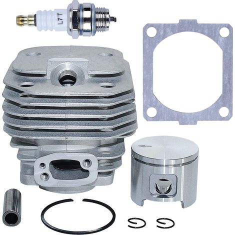 Piston de cylindre 48 mm pour tronçonneuse Husqvarna 61 avec joint de cylindre et bougie à remplacer 5442228-02 (1/5)