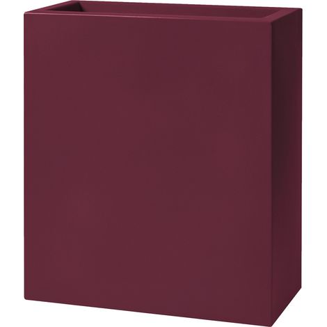 Fioriera rettangolare SCHIO TOWER MAXI 80X40 H90 - BURGUNDY - TERAPLAST