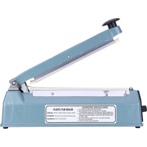 Scelleuse à impulsion manuelle PFS-200 300 W 8 pouces pour sacs d'emballage plastique (1/5)