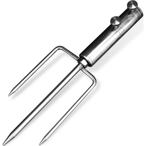 Support de parasol de sol en acier inoxydable, parasol multifonctionnel, parasol de pêche, support de canne à pêche renforcé pour (1/5)