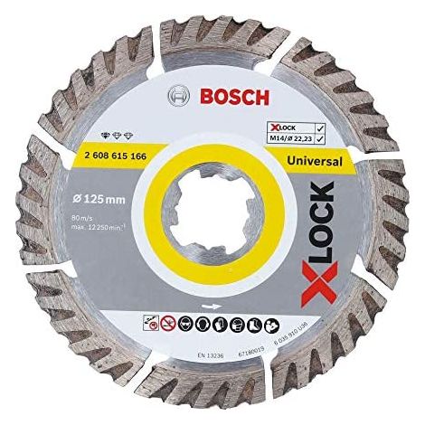 Disco Corte Segmentado  125Mm H 10Mm X-Lock Turbo Diam Standar (1/5)