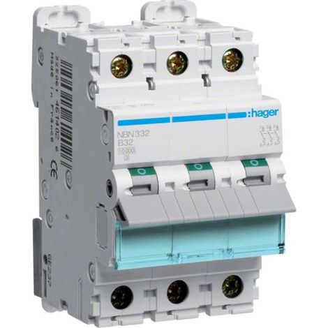 Interruttore Hager nbn332 32 A 3 poli