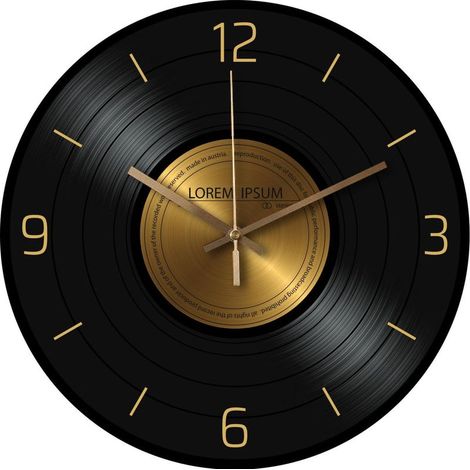 Grande Horloge Murale avec Mouvement Silencieux pour la décoration du Salon Horloge Murale ABS Facile à Lire de Salon, Deux (1/5)