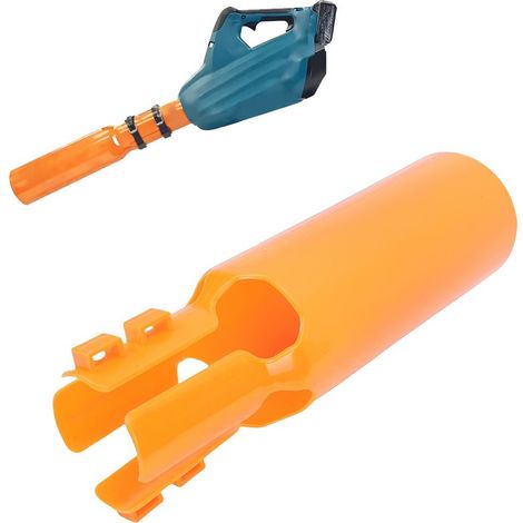 Accessoire de souffleur de feuilles avec buse turbo d'extension, adaptateur universel de 5 à 10 cm (2 à 4 pouces), pour le nettoyage des pelouses, des allées et des jardins,jaune (1/5)